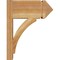 Ekena Millwork Thorton Arts & Crafts Rough Sawn Outlooker, Western Red Cedar, 8"W x 16"D x 20"H OUT08X16X20THR03RWR - alternate 2